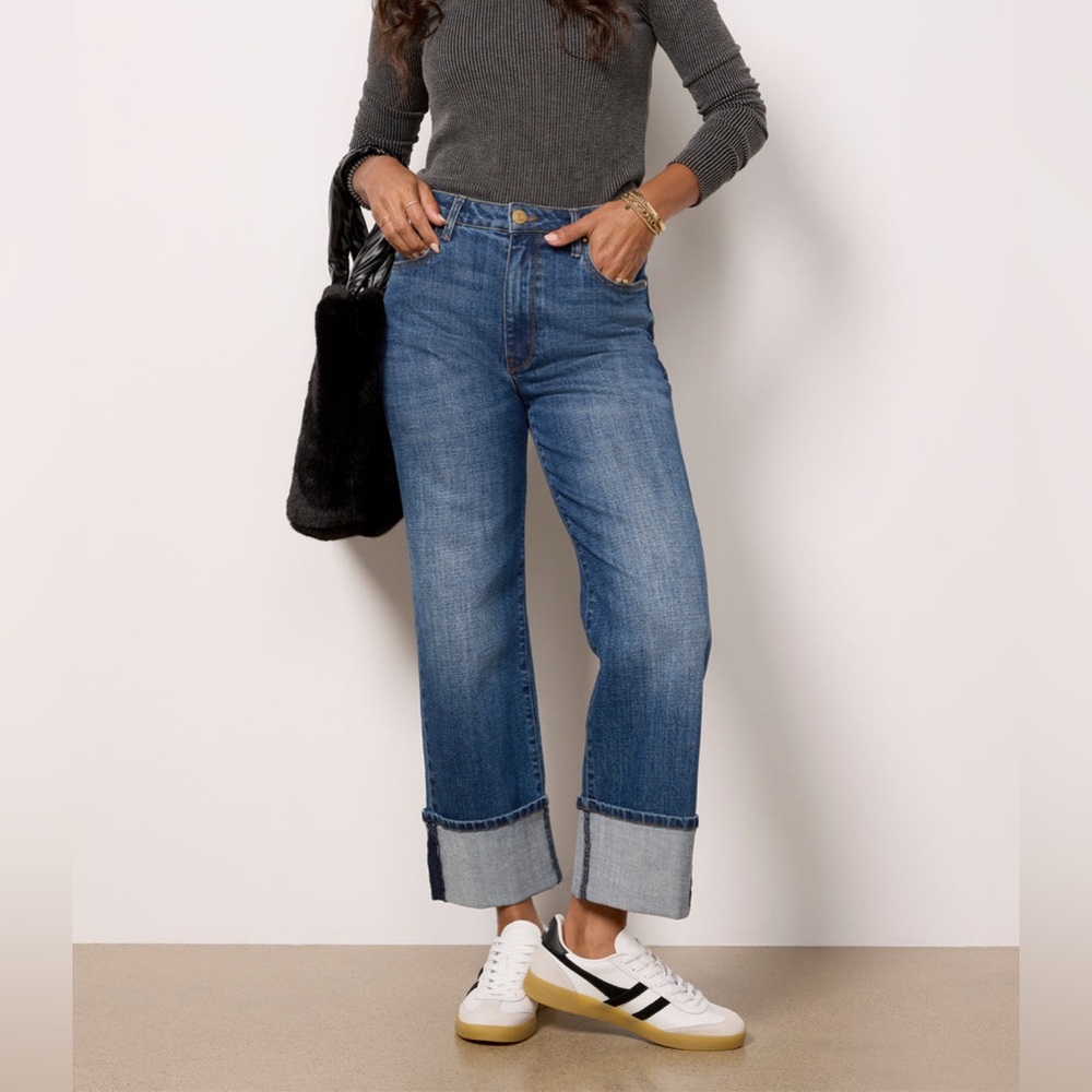 Kut from the kloth Sienna high rise cuff jeans